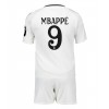 Real Madrid Kylian Mbappe #9 Heimtrikot 2024-25 Kurzarm (+ kurze hosen)